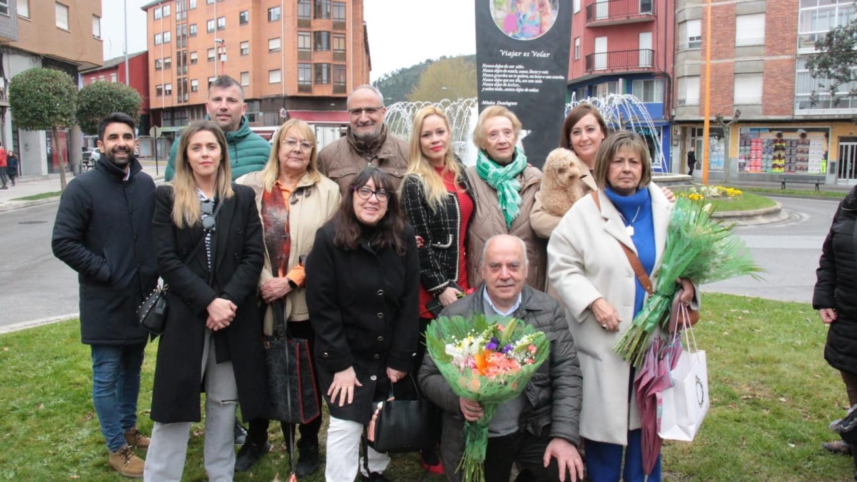 Homenaje a la periodista Mónica Domínguez.