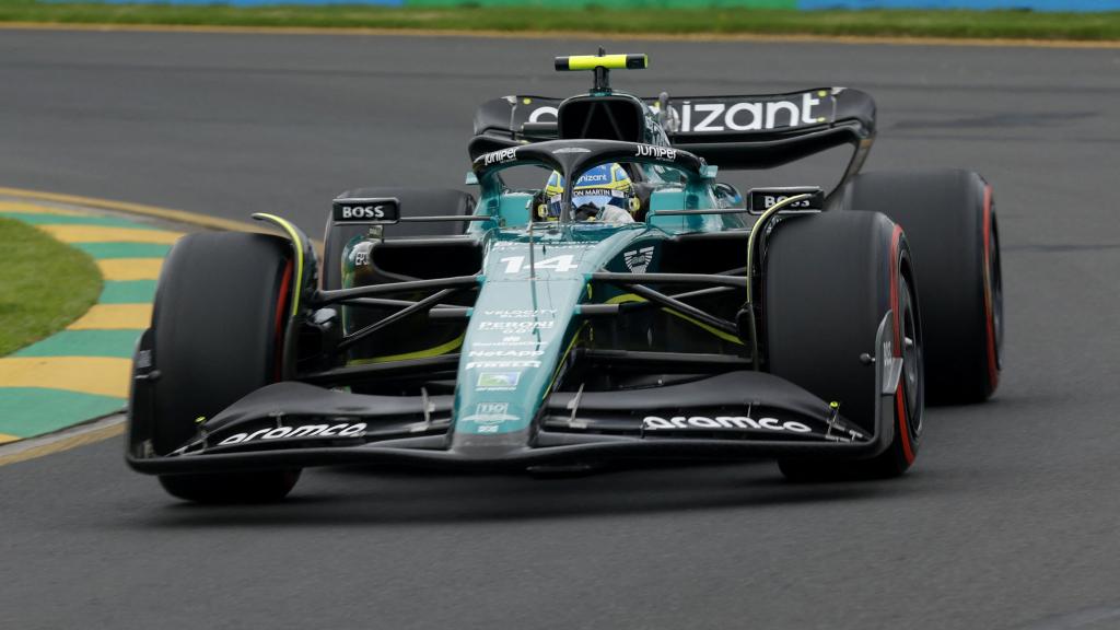Fernando Alonso, durante el GP de Australia