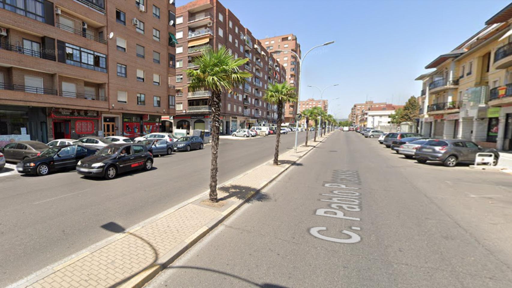 Calle Pablo Picasso de Talavera de la Reina. Foto: Google Maps.