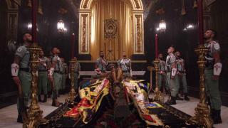 Una guardia de honor de La Legión.