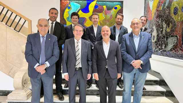 Promotores de la la planta de semiconductores Sparc en Vigo.