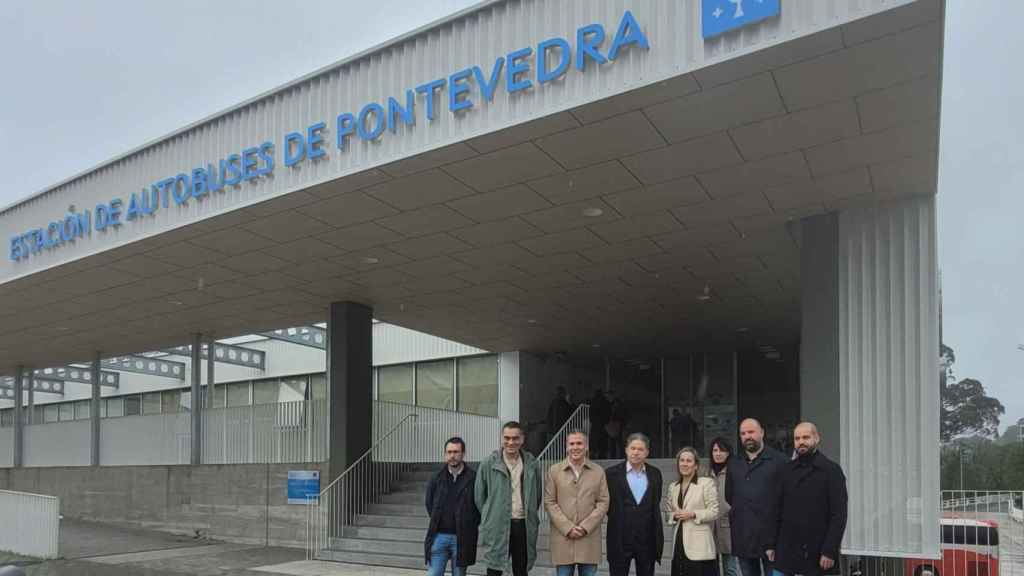 Imagen de archivo de la inauguración de la nueva Estación de Autobuses del área intermodal de Pontevedra.
