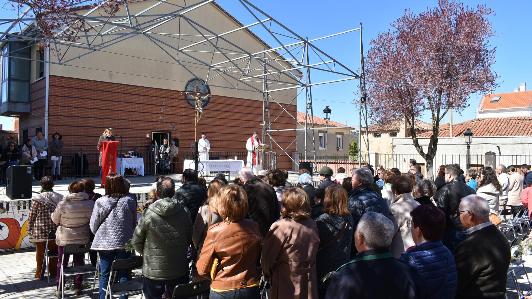 Misa de Domingo de Ramos en Cigales