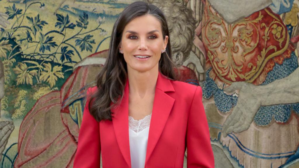 La reina Letizia en la recepción al Consejo Editorial de magasIN de EL ESPAÑOL.
