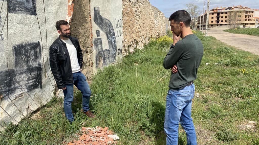 David Gago en la zona de vertidos del Sepulcro