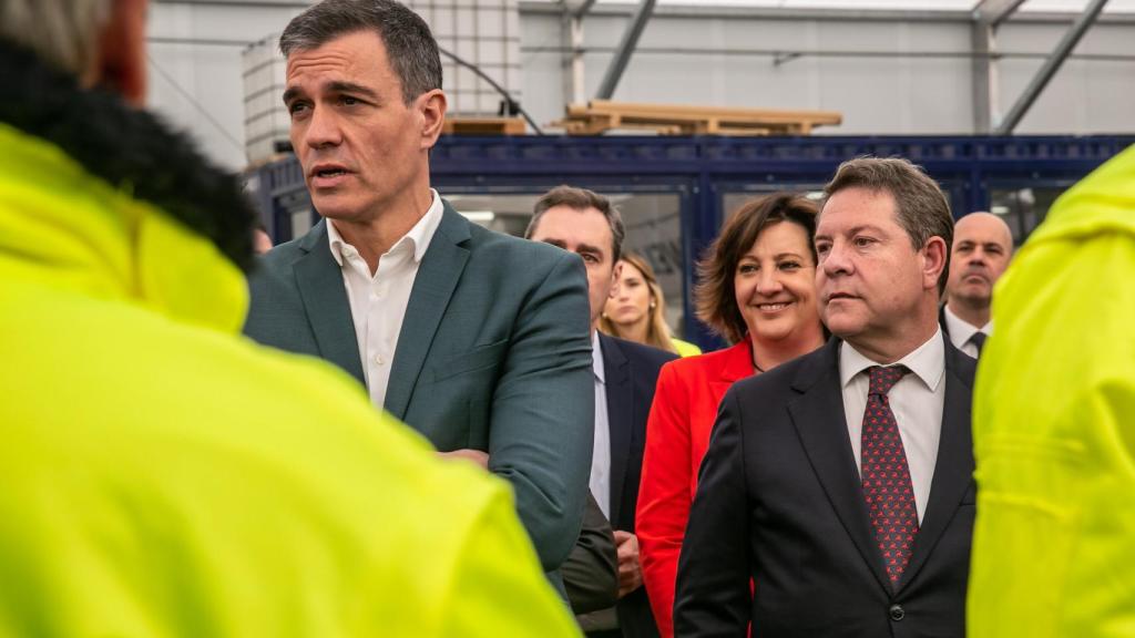Emiliano García-Page ha acompañado a Pedro Sánchez durante su visita