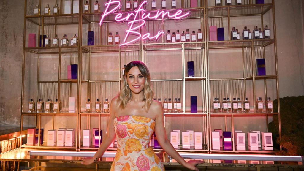 Edurne en el evento de Angel Schlesser