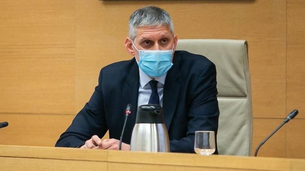 El inspector Fuentes Gago, en el Congreso de los Diputados.