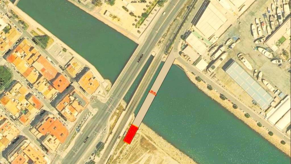 Esta es la propuesta de puente para la playa de San Gabriel, presentada la semana pasada.
