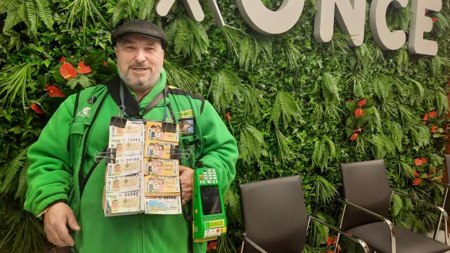 Antonio López Mahillo, el vendedor de la ONCE que entregó el cupón premiado