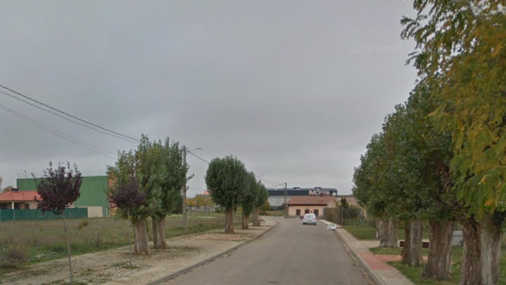 Camino Ancho de Husillos donde se produjo el accidente.