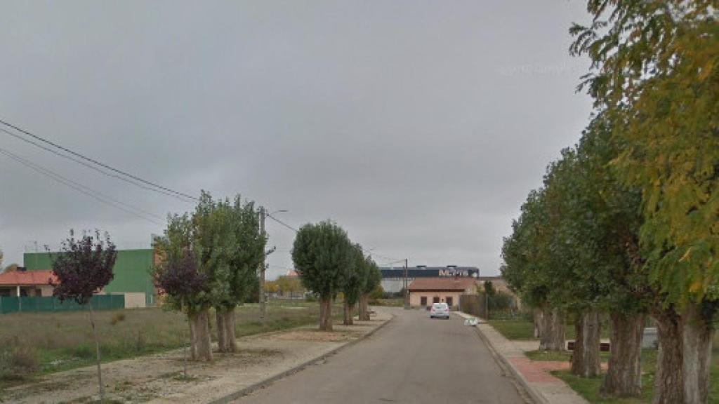 Camino Ancho de Husillos donde se produjo el accidente.