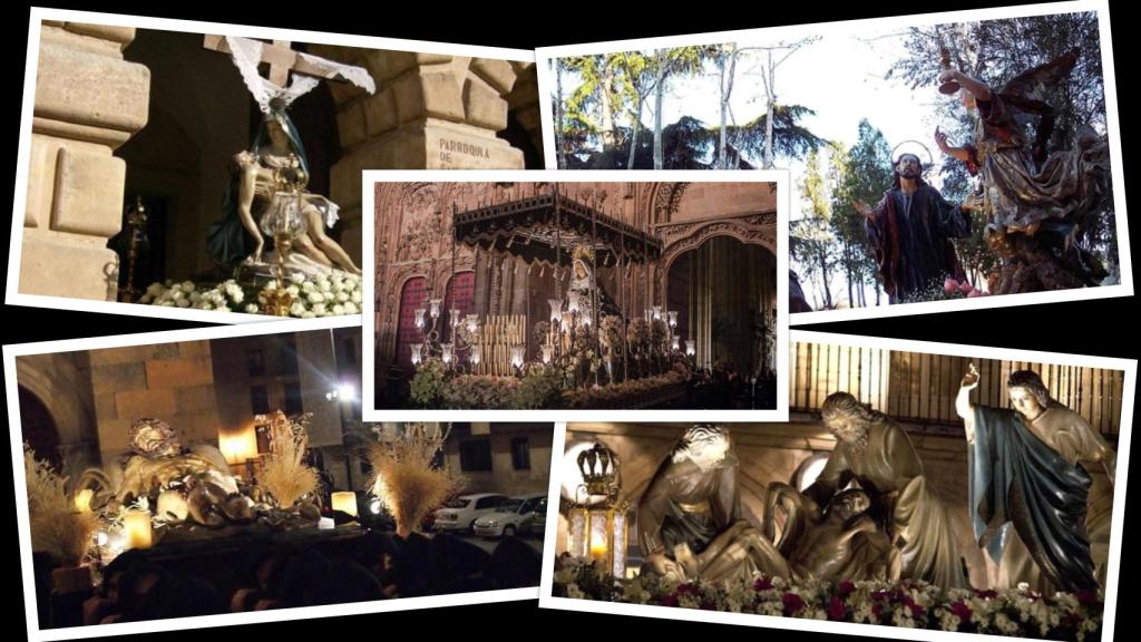 Procesiones e itinerarios del Viernes Santo en Salamanca