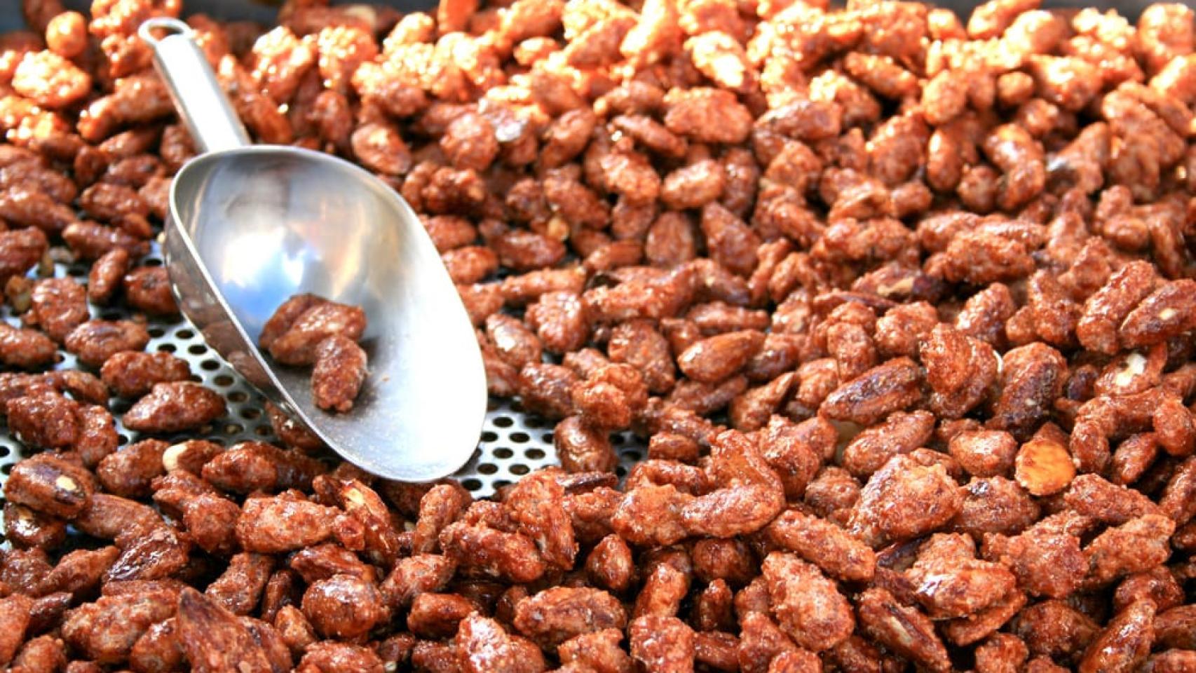 Almendras garrapiñadas