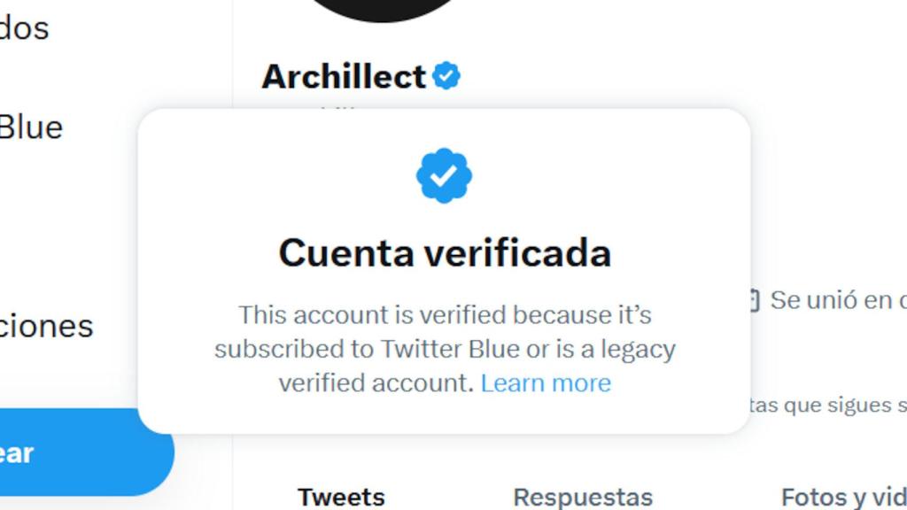 La nueva marca azul de Twitter no distingue entre usuarios de pago y normales