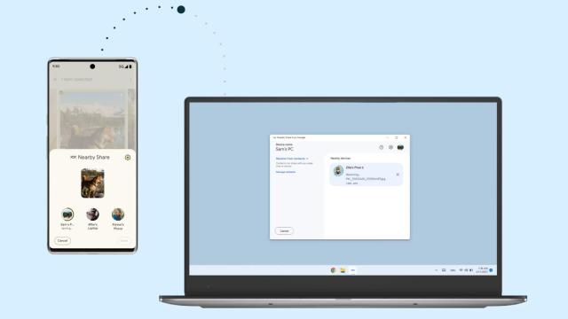 Nearby Share para Windows es oficial