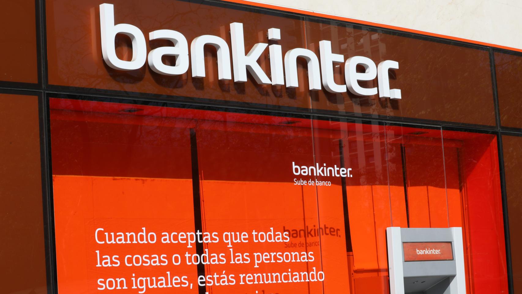 Una oficina de Bankinter en Madrid.
