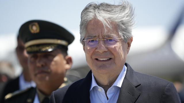 Guillermo Lasso, en Santo Domingo con motivo de la XXVIII Cumbre Iberoamericana, el pasado fin de semana.