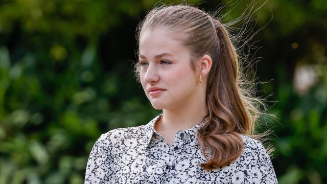 La princesa Leonor el pasado mes de julio en un acto en el contexto de los premios Princesa de Girona.