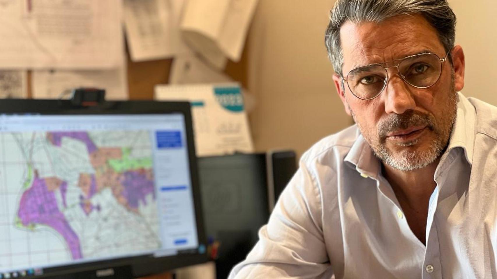 Ángel Luis Peralvo, alcalde de Villamayor, en una imagen de archivo.