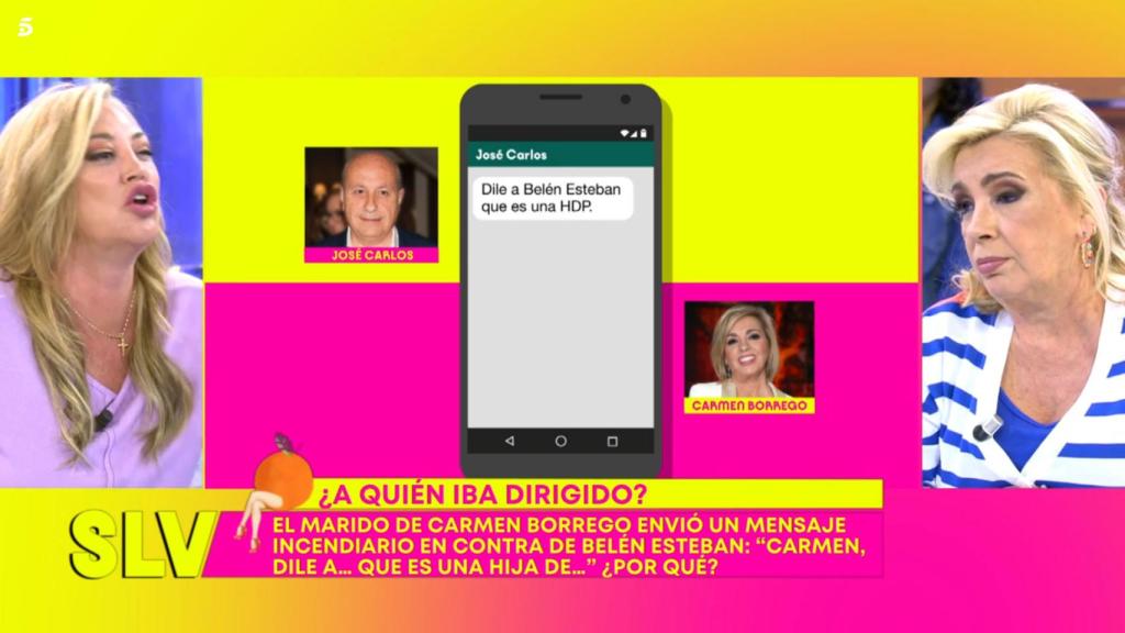 Carmen Borrego y Belén Esteban en 'Sálvame'