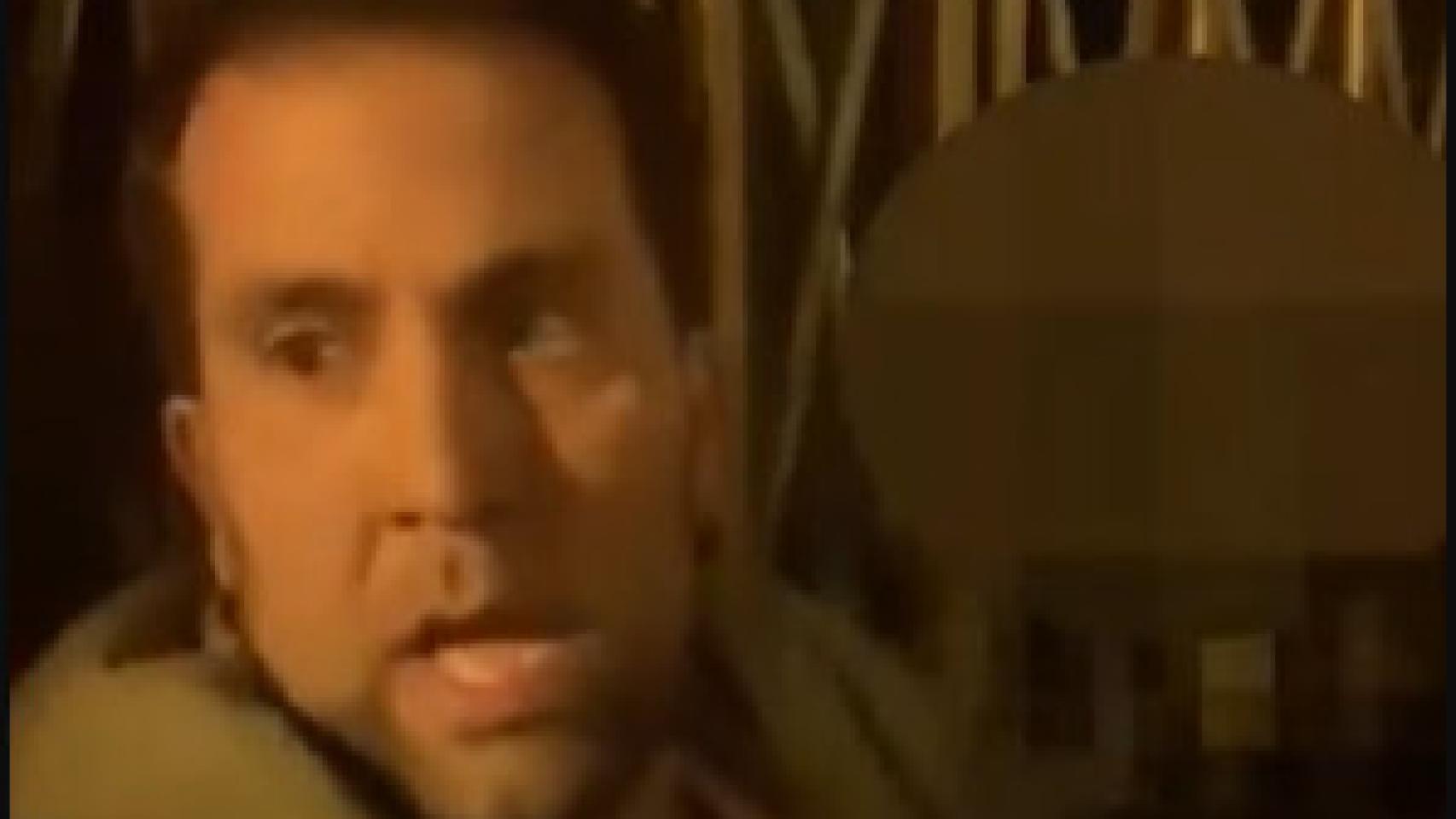 Juan Rasilla en el momento de su detención