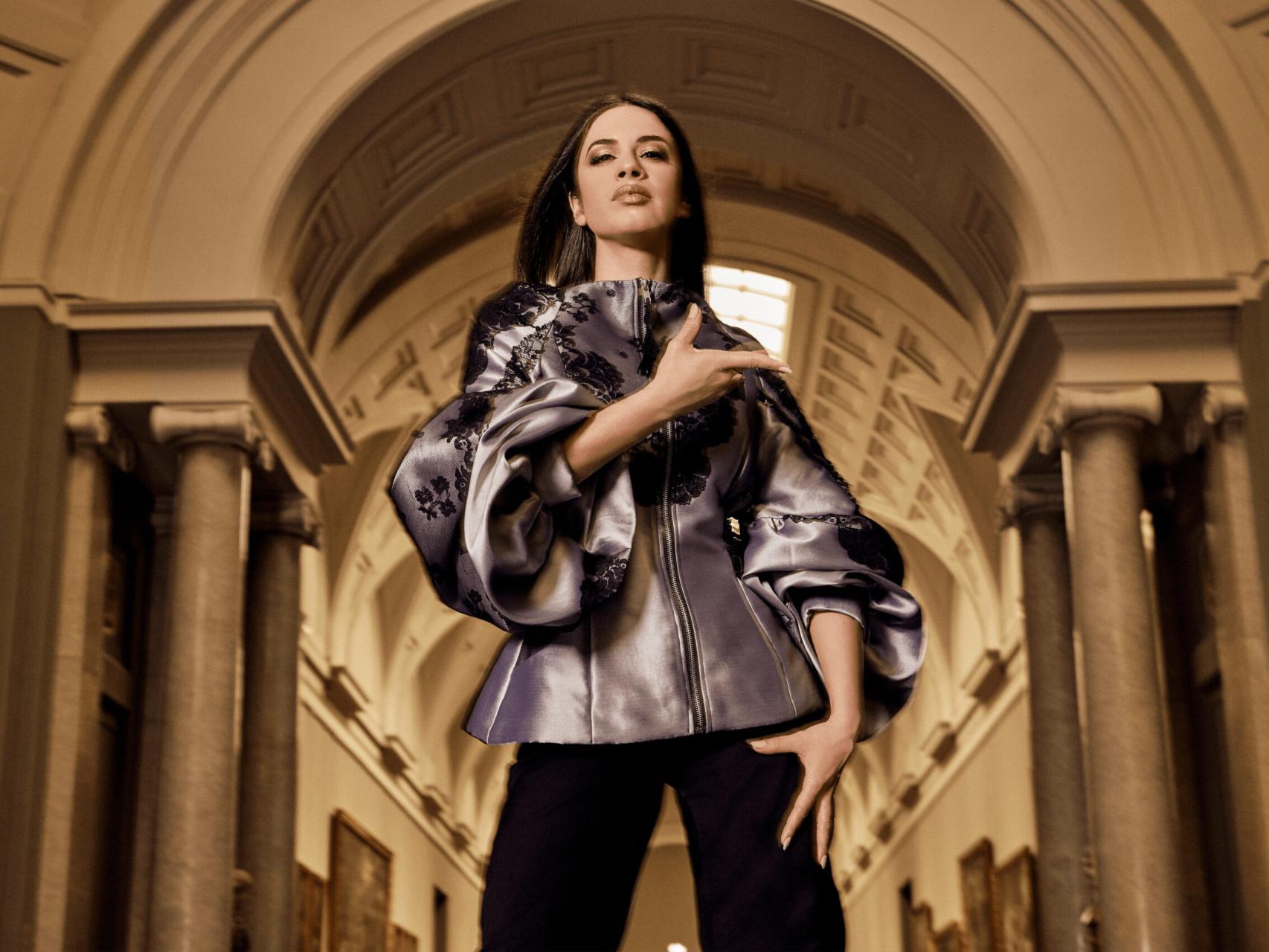 Blanca Paloma en el Museo del Prado.