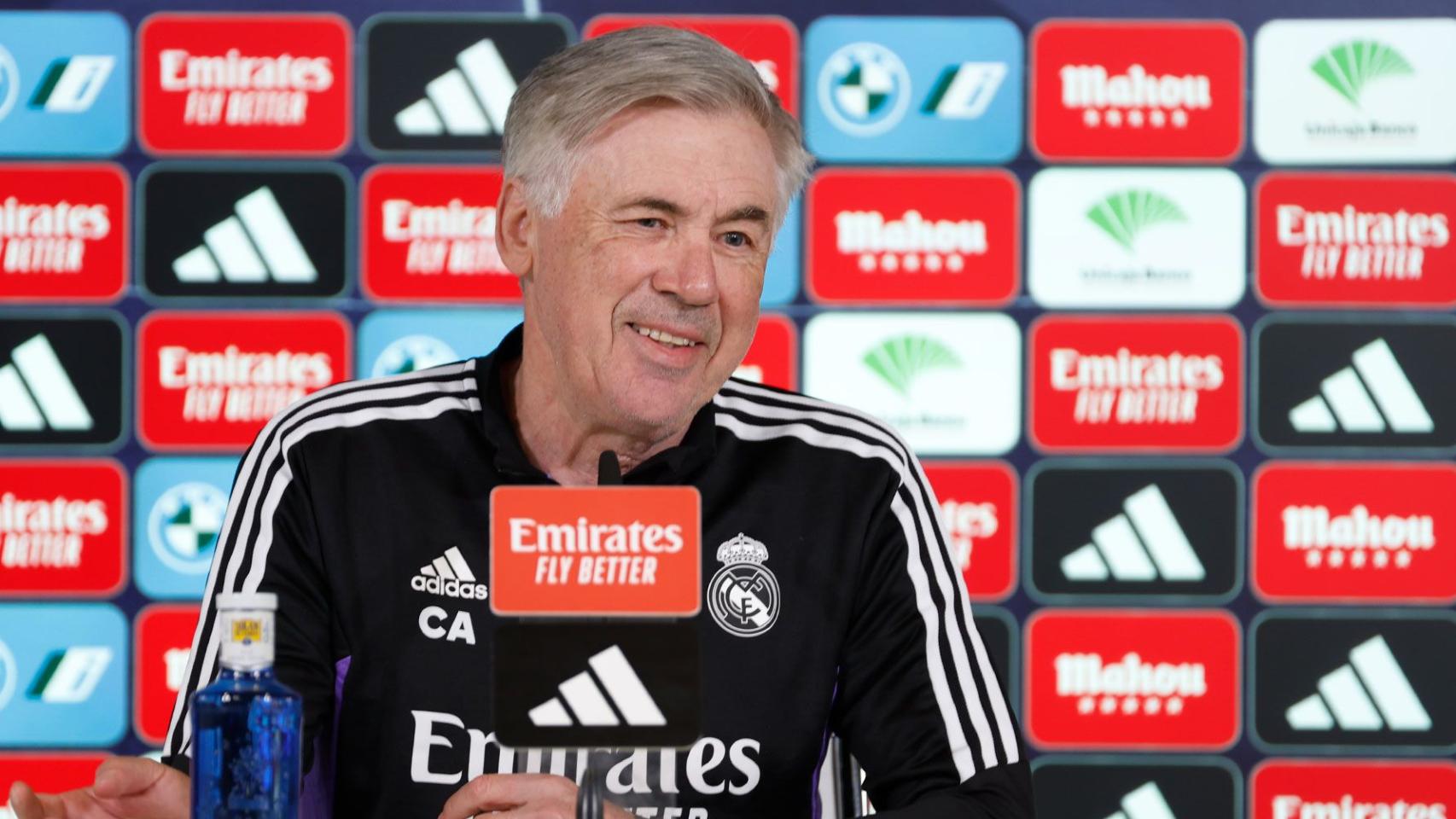 Ancelotti, en rueda de prensa