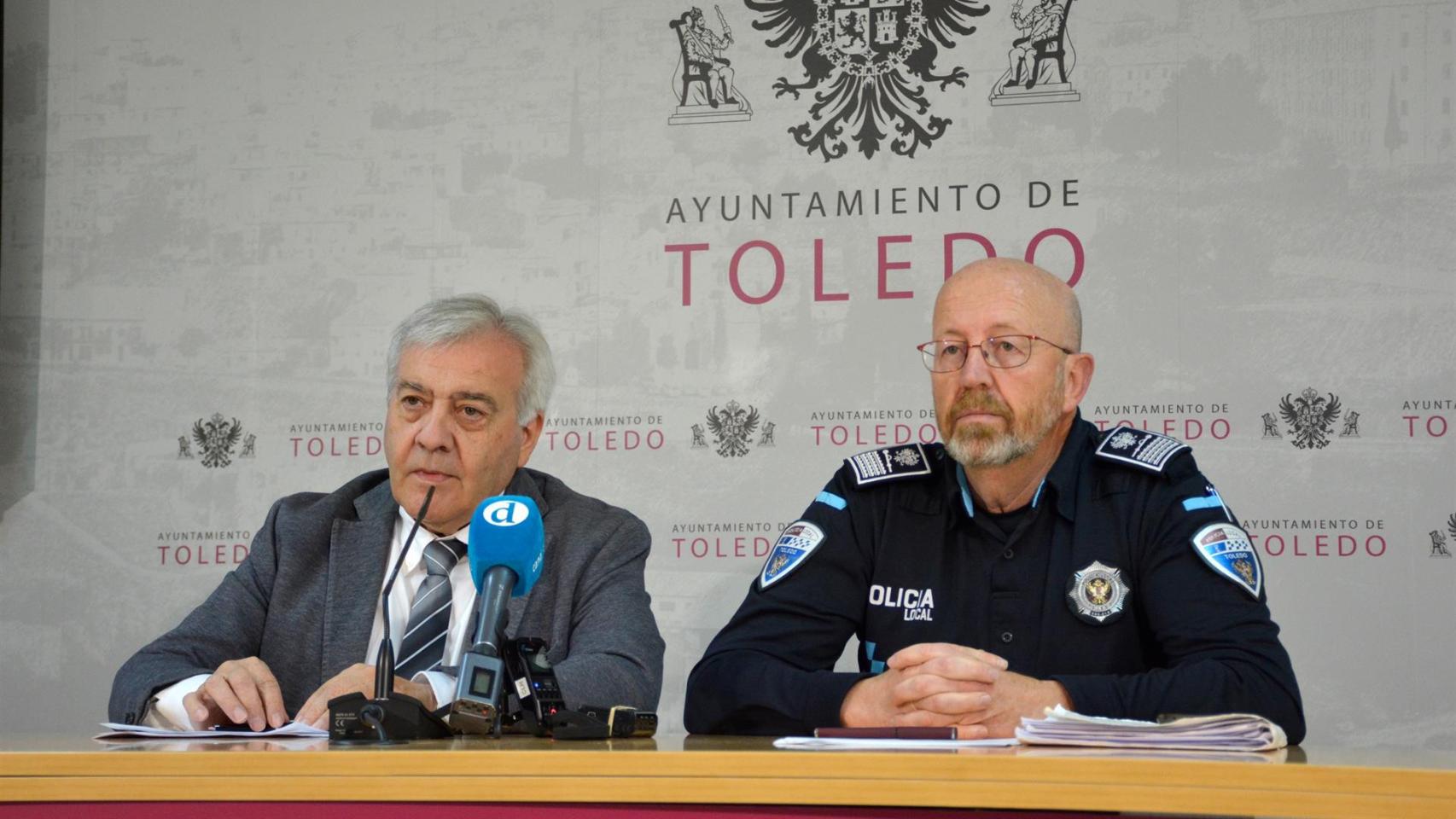 Juan José Pérez Del Pino y José Luis Martín Mora. Foto: Ayuntamiento de Toledo.