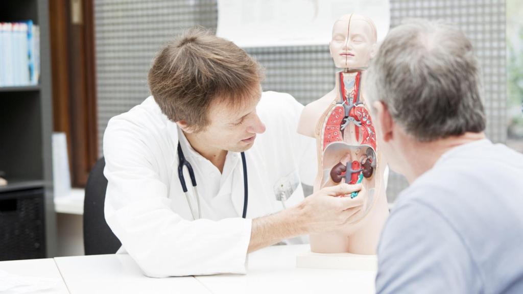Imagen de archivo de una consulta de urología.