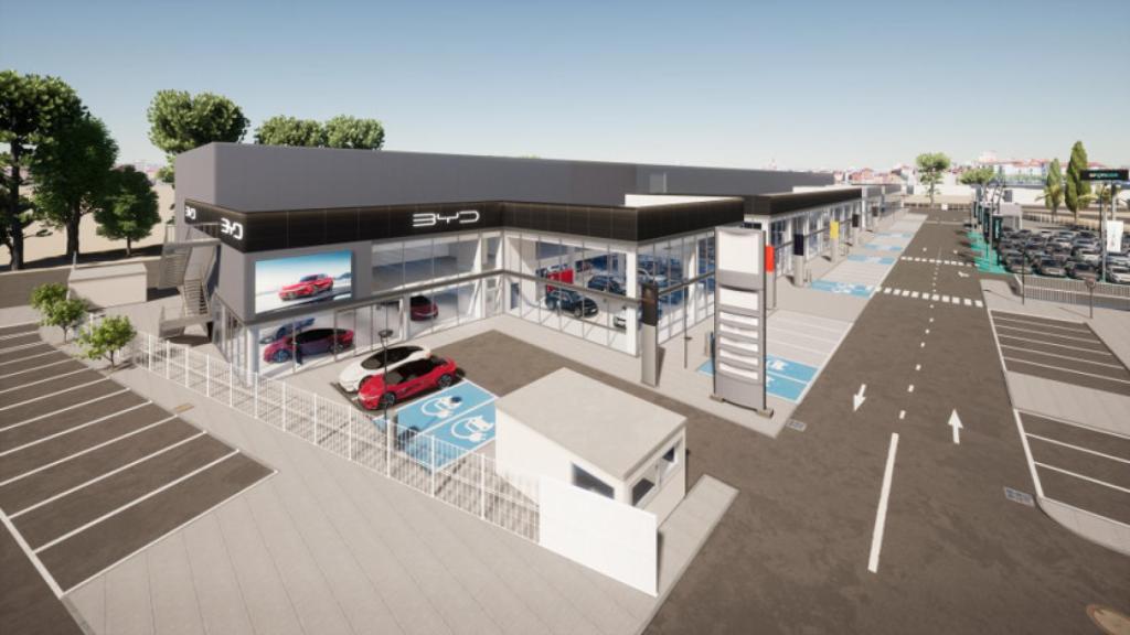 Futuras instalaciones de BYD en Málaga.