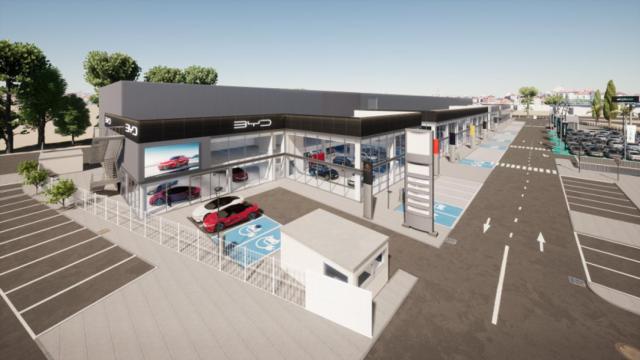 Futuras instalaciones de BYD en Málaga.