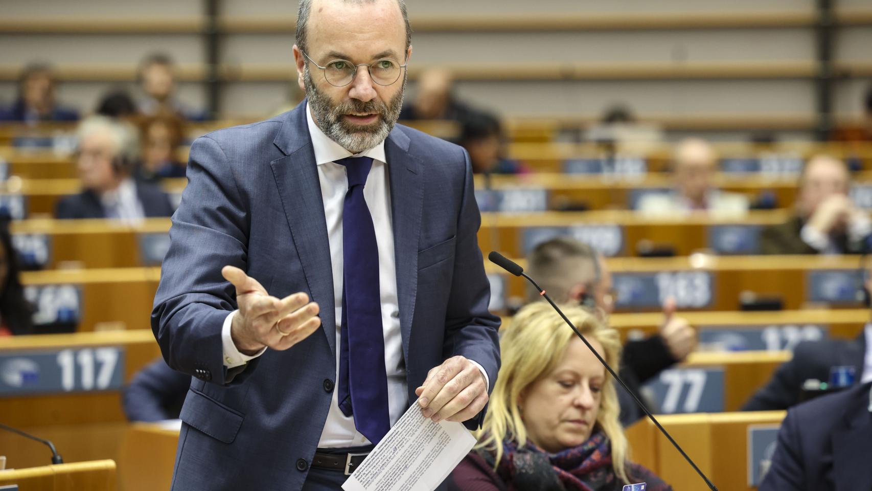 El presidente del Partido Popular Europeo, el alemán Manfred Weber