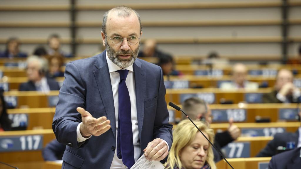 El presidente del Partido Popular Europeo, el alemán Manfred Weber