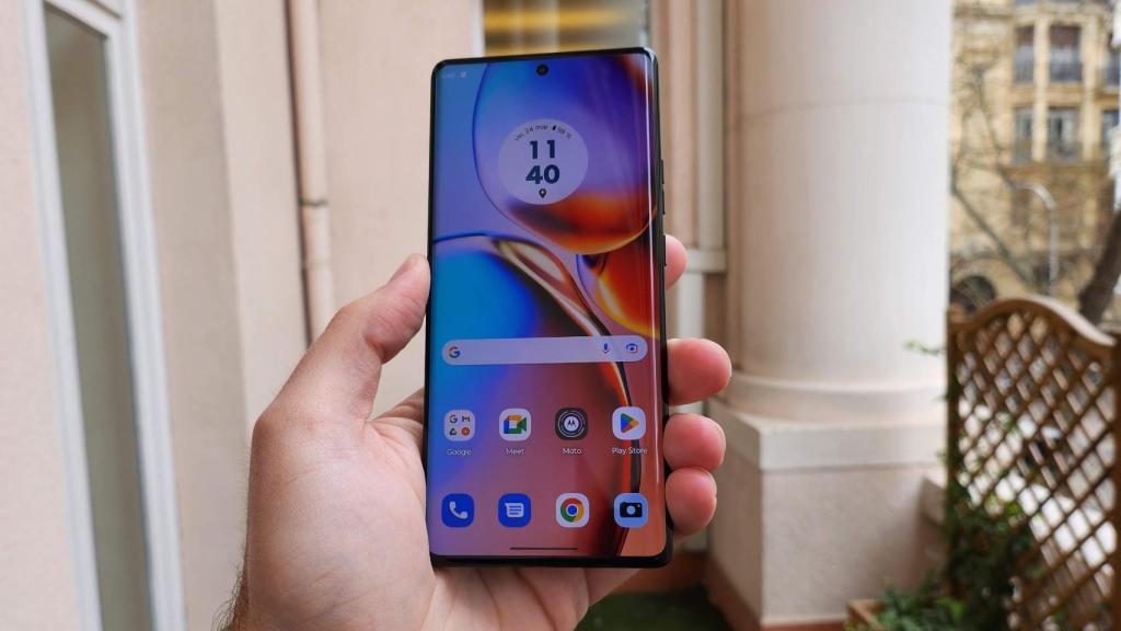 La pantalla del Motorola Edge 40 Pro.
