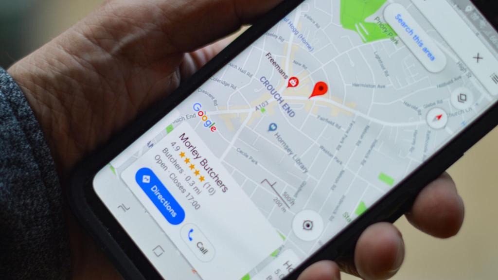 La aplicación de Google Maps.