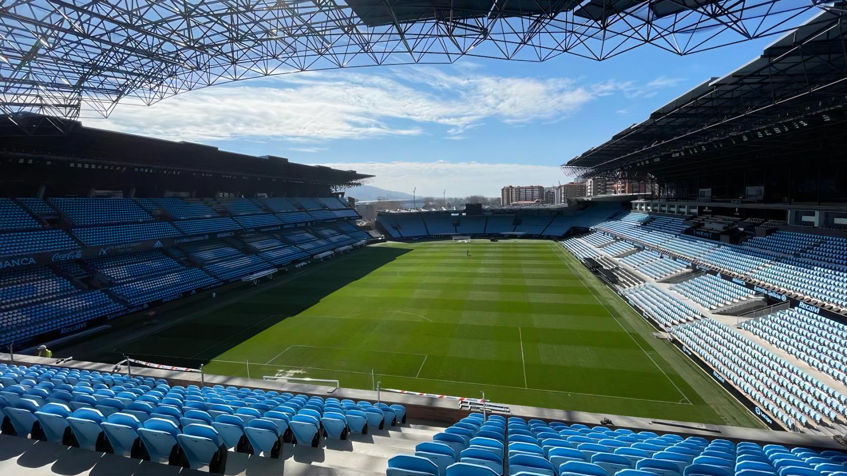 Vista desde la grada de Marcador a 3 de marzo de 2023.