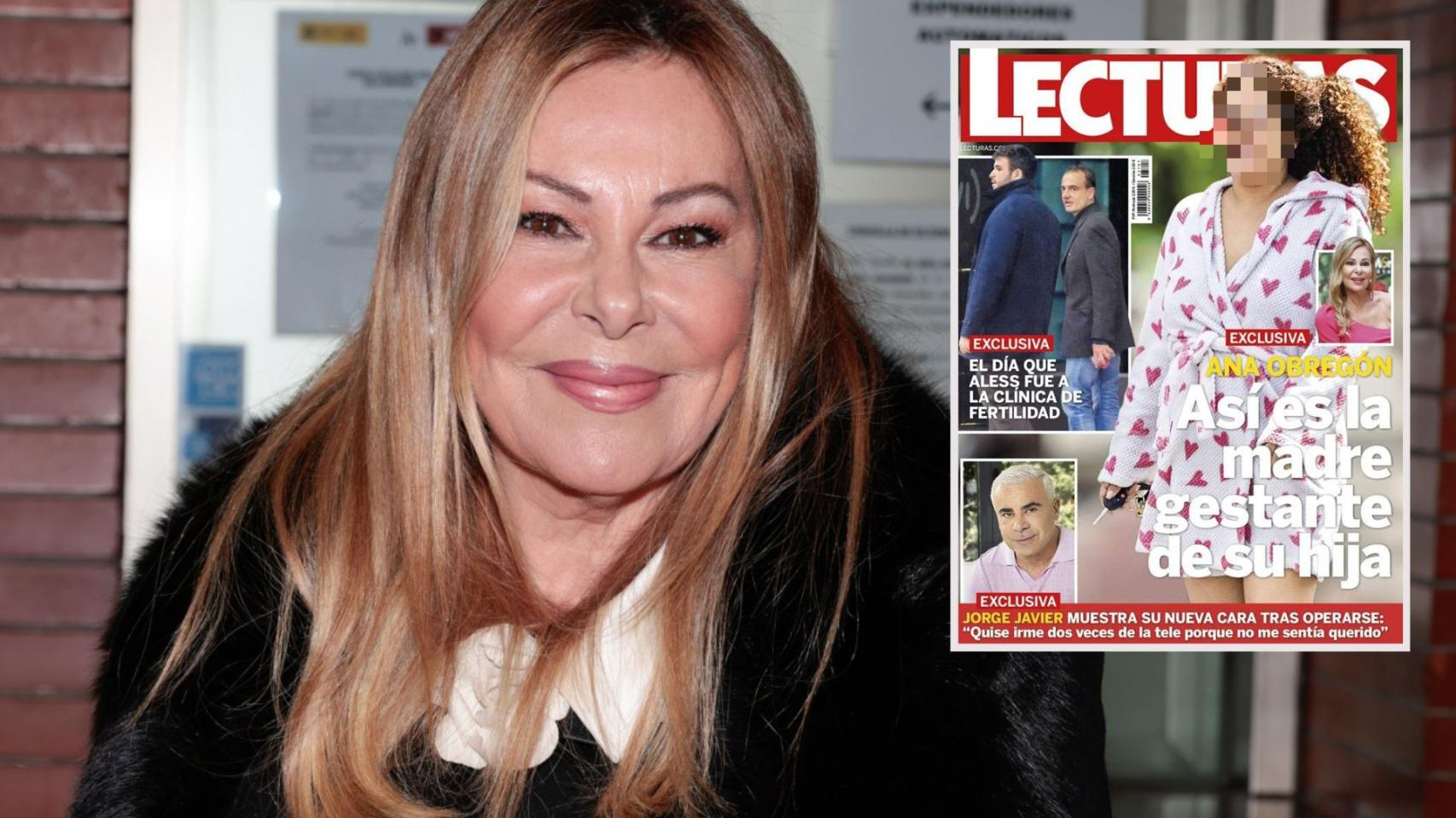 La presentadora, en un montaje de JALEOS.