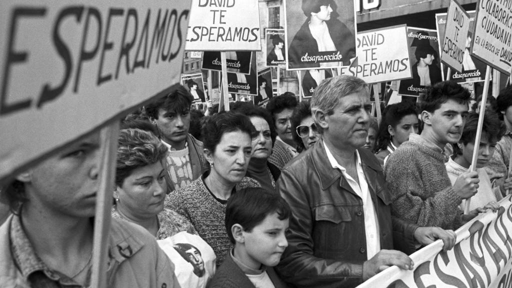 Una de las concentraciones por la desaparición.