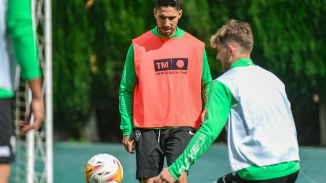 Fidel, en un entrenamiento.