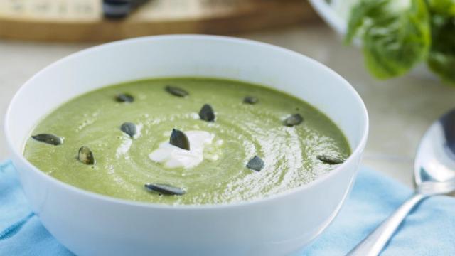 Receta de crema de aguacate.