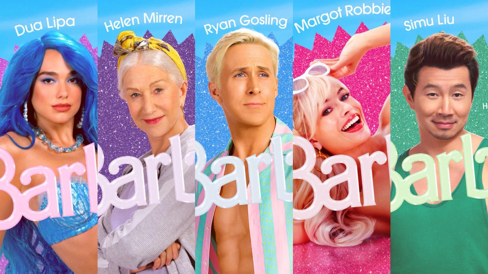 Quién es quién en 'Barbie': Los carteles muestran su impresionante reparto y sus fascinantes looks.