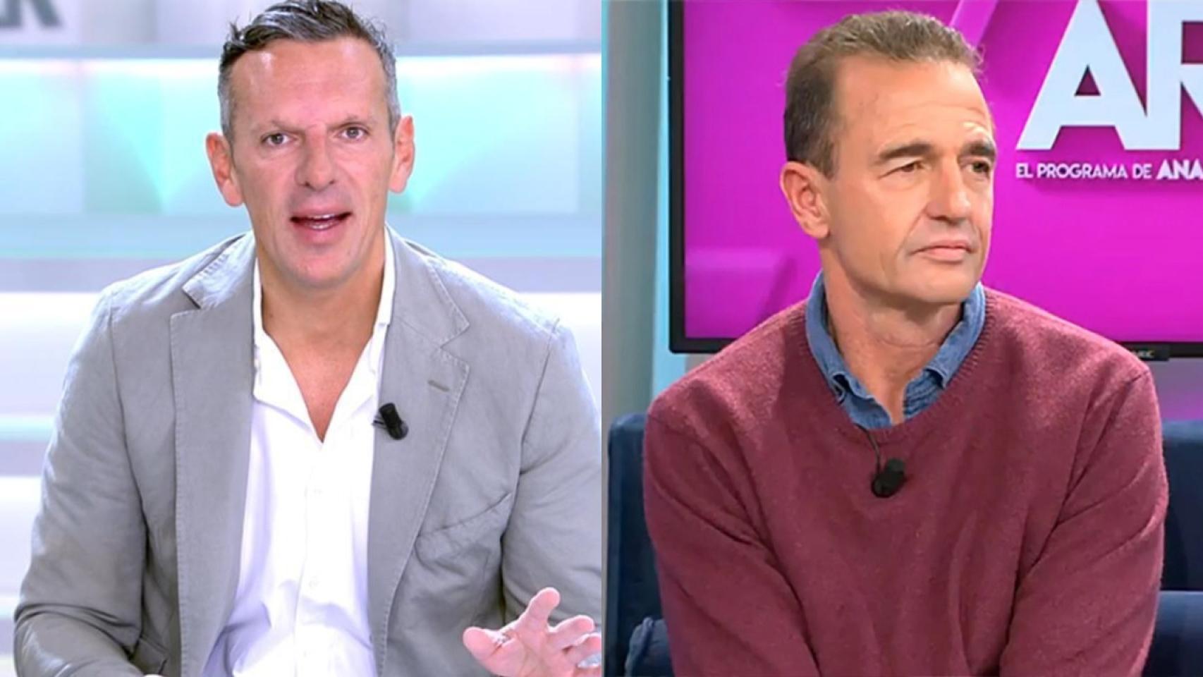 Joaquín Prat y Alessandro Lequio en 'El programa de Ana Rosa'.