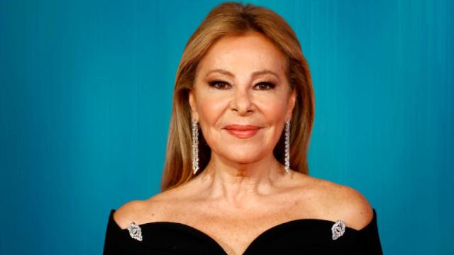 La actriz y presentadora Ana García Obregón en un acto público en Madrid, en diciembre de 2020.