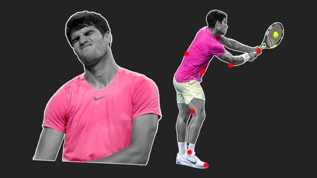 Las lesiones de Carlos Alcaraz en el último año