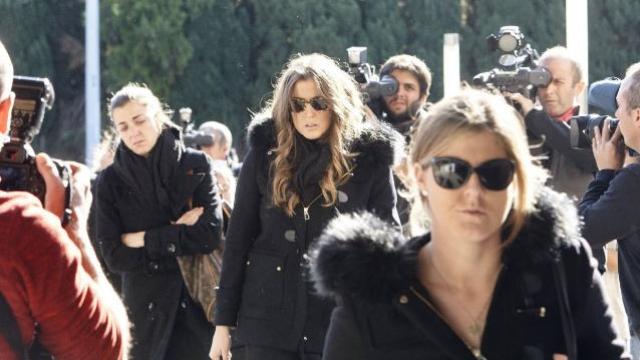 Las tres sobrinas del clan en el velatorio por la muerte de Rita Barberá.