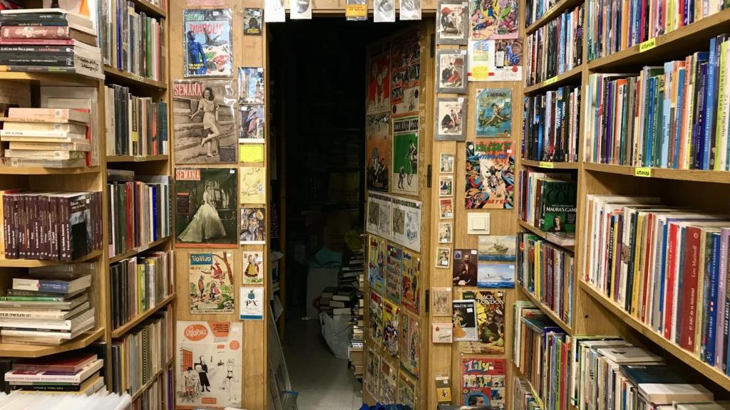 Una vista de la librería Códice en Málaga.