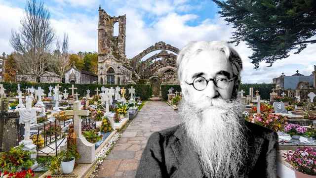 Valle-Inclán y las Ruinas de Santa Mariña Dozo.