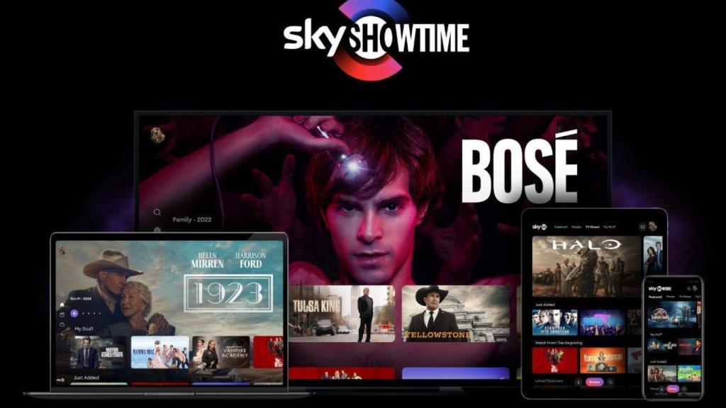SkyShowtime en diferentes dispositivos.