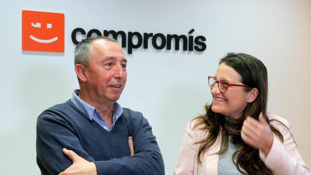 Joan Baldoví y Mónica Oltra en una imagen de archivo.